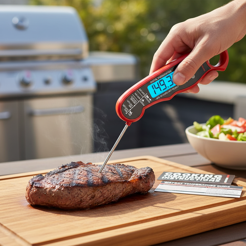 Alpha Grillers Instant Read Meat Thermometer Digital