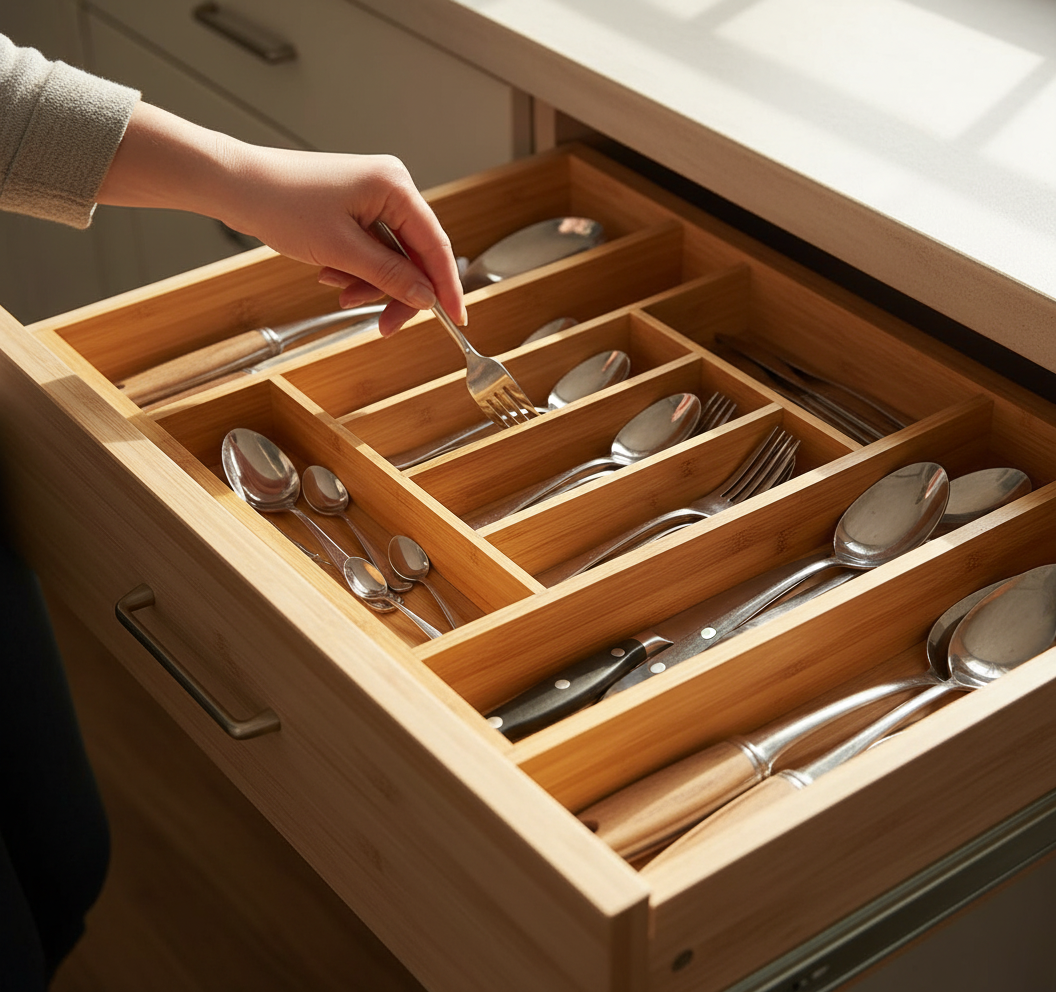 Expandable Silverware Drawer Organizer